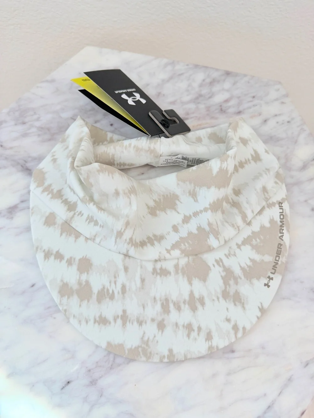 Under Armour UA Light Stretch Women's Visor Cap White Quartz / Timberwolf Taupe